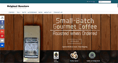 Desktop Screenshot of originalroasterscoffee.com